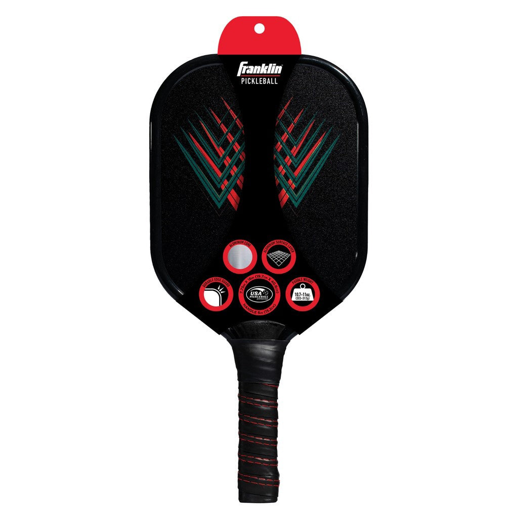 Franklin Jet Alumin Pickleball Pad Bk/Rd