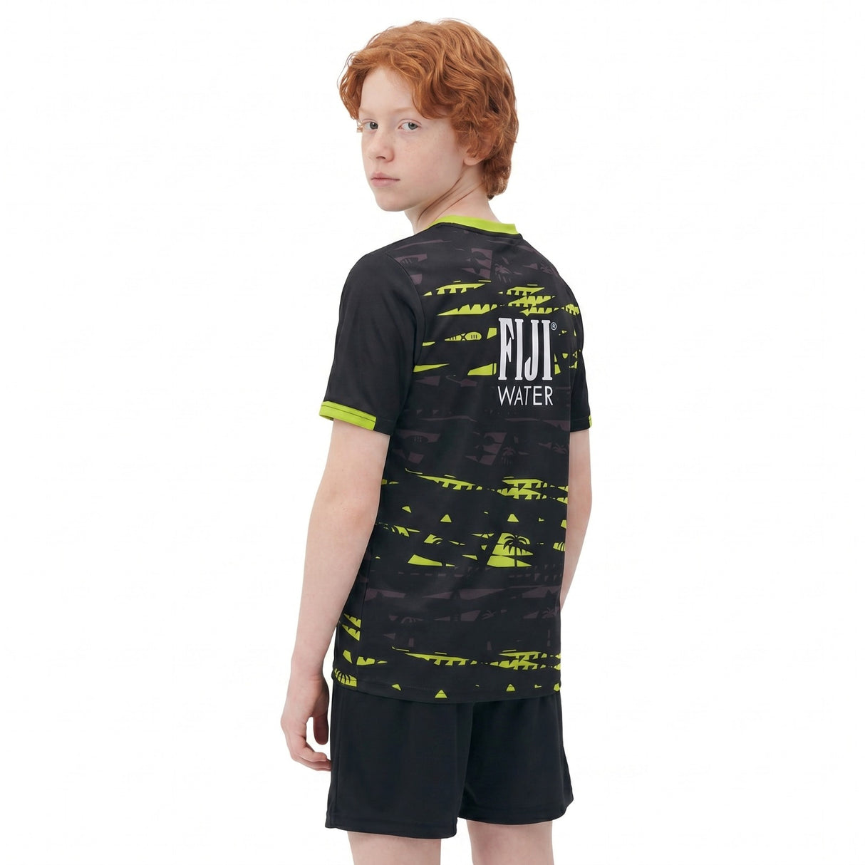 Umbro Fiji 7s Rugby 2026 Short Sleeve Kids Pre-Match Top