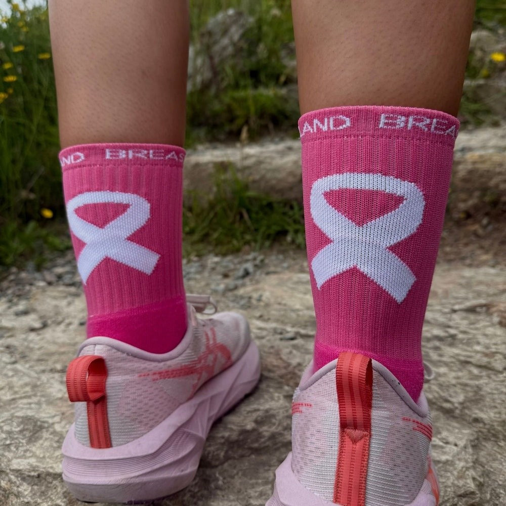 EOS Elite Breast Cancer Ireland Adults Running Grip Socks