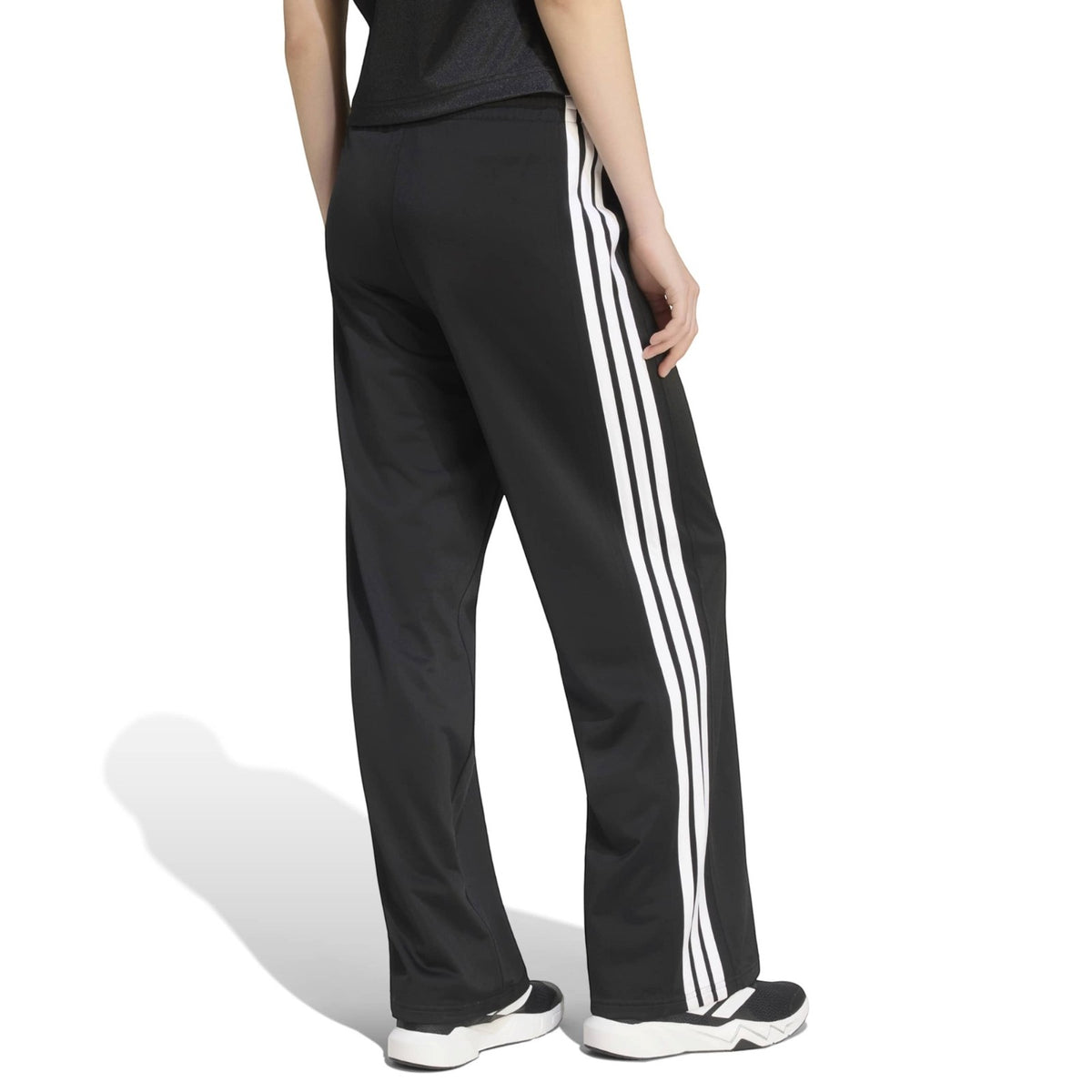 adidas Dayready Womens High-Rise Wide-Leg Tracksuit Bottoms
