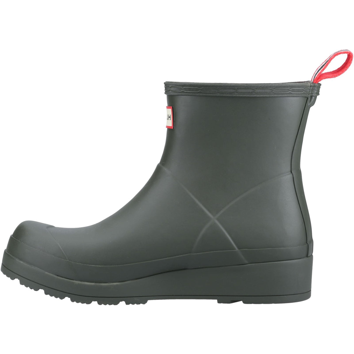 Hunter Womens Play Short Boot Dark Olive