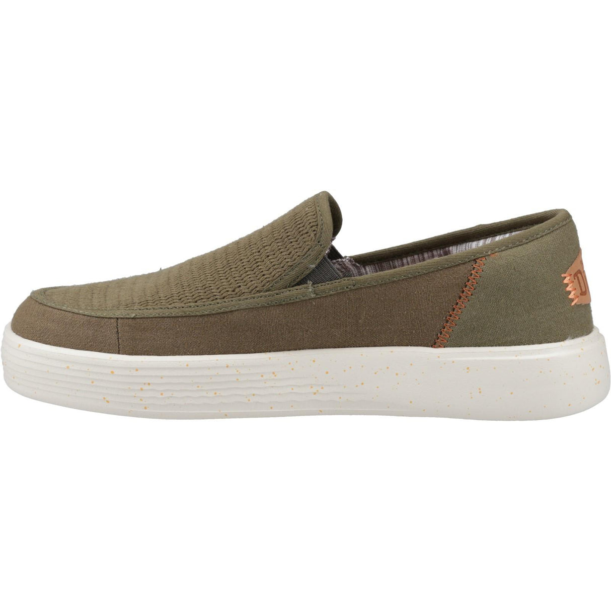 HEYDUDE Mens Sunapee Coastline Shoe Olive