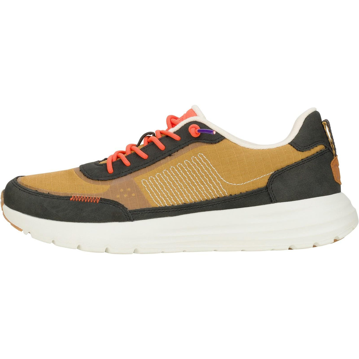 HEYDUDE Mens Sirocco Alta Hype Trainers Walnut