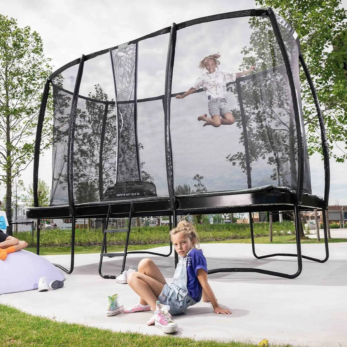 BERG Ultim Champion ECO Regular 410 Trampoline + Safety Net DLX XL