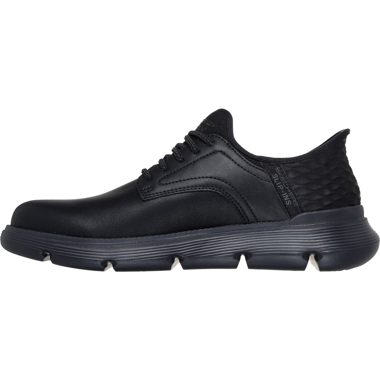 Skechers Mens Garza Carlyn Shoes Black