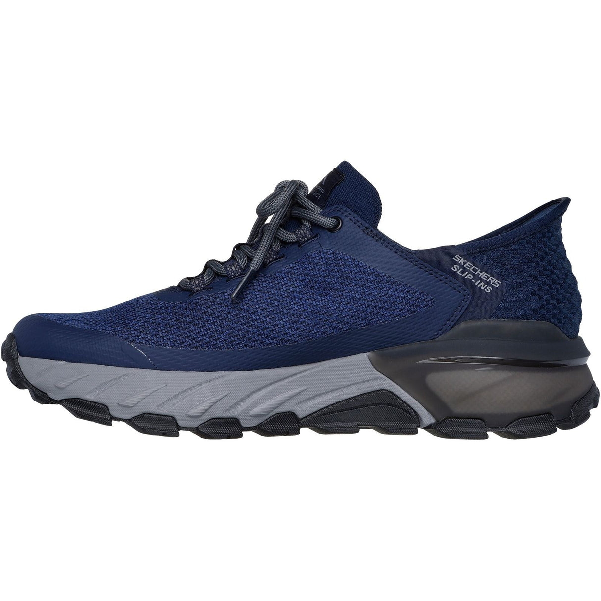 Skechers Mens Max Protect Assembly Hiking Shoes Navy