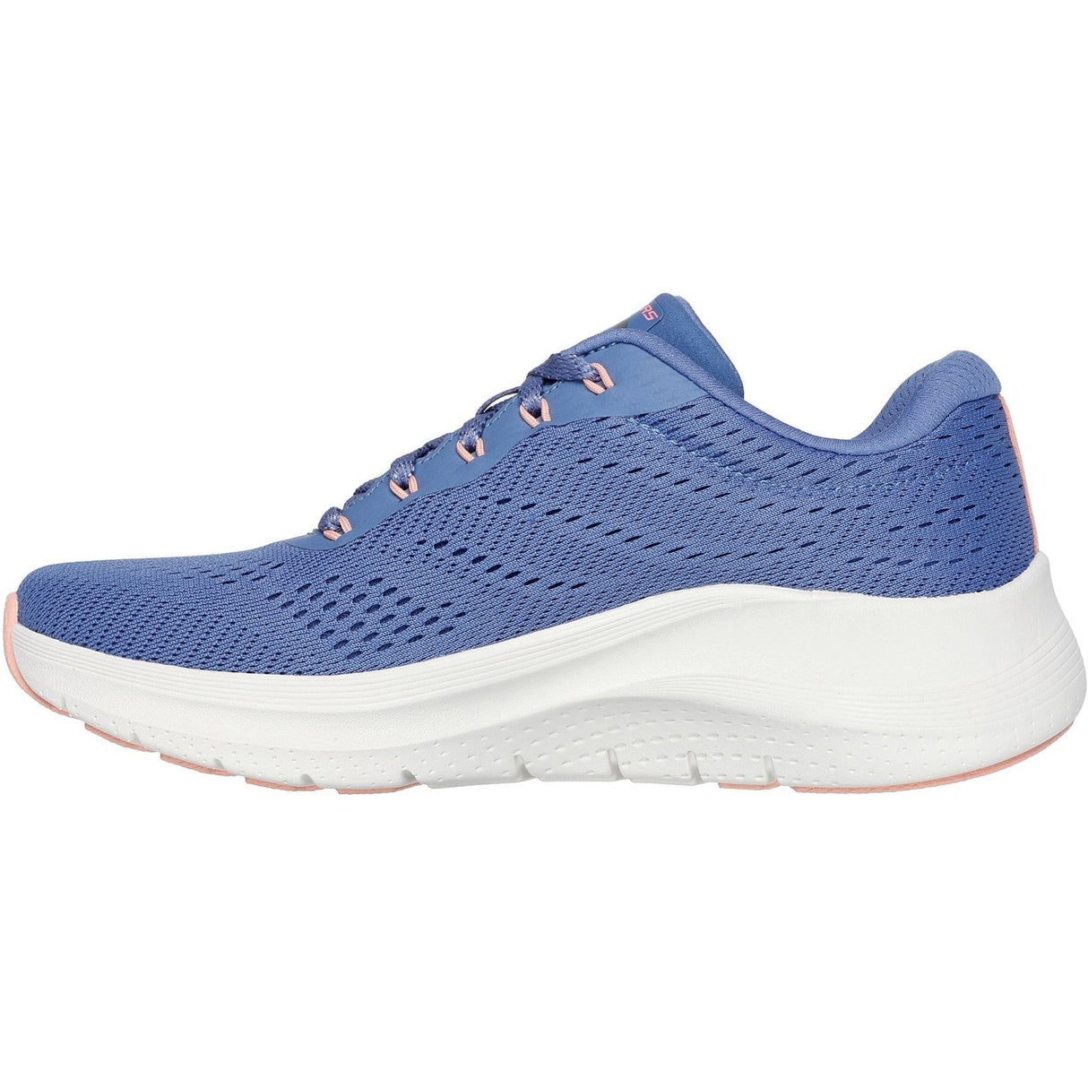 Skechers Womens Arch Fit 2.0 - Big League Trainers Blue/Pink