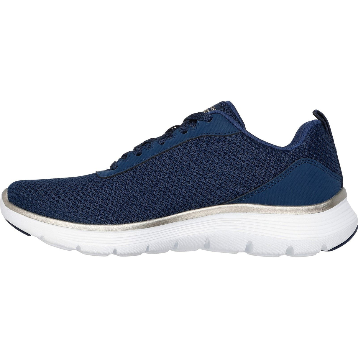 Skechers Womens Flex Appeal 5.0 Uptake Trainers Navy/Gold