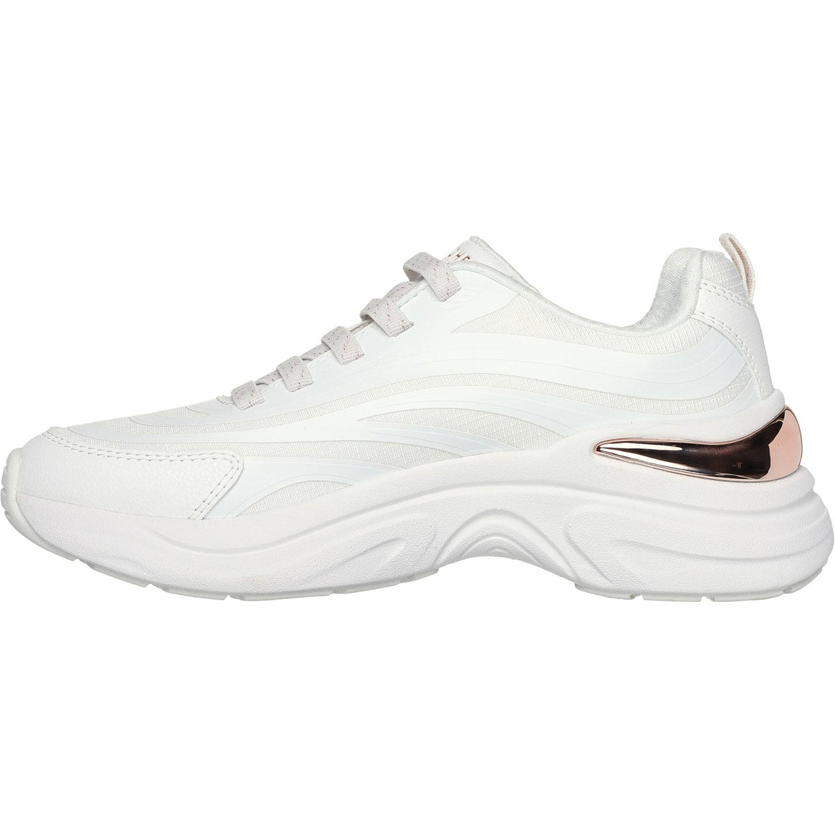 Skechers Womens Hazel Step N Flow Trainer White