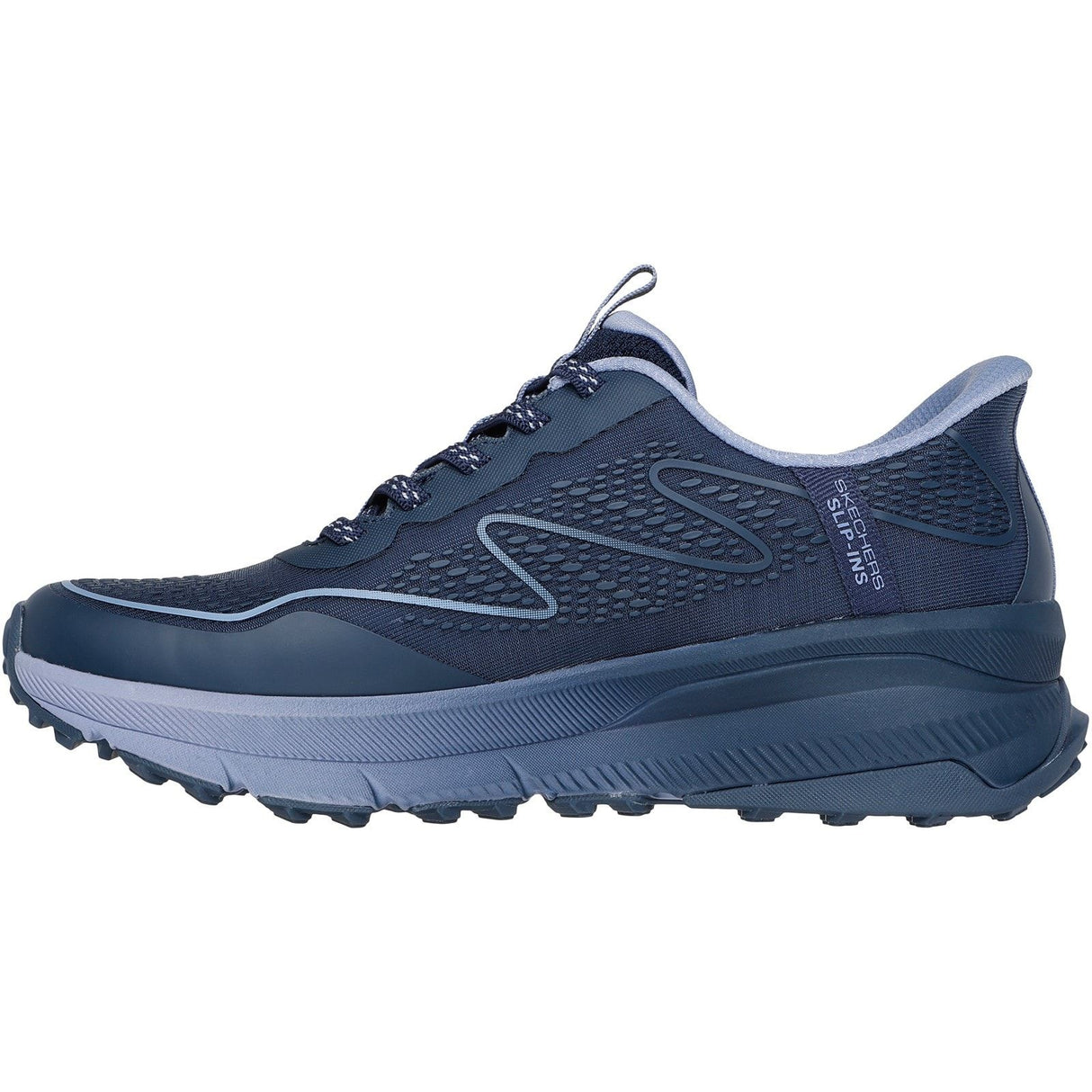 Skechers Womens Switch Back Mist Hiking Shoes Navy