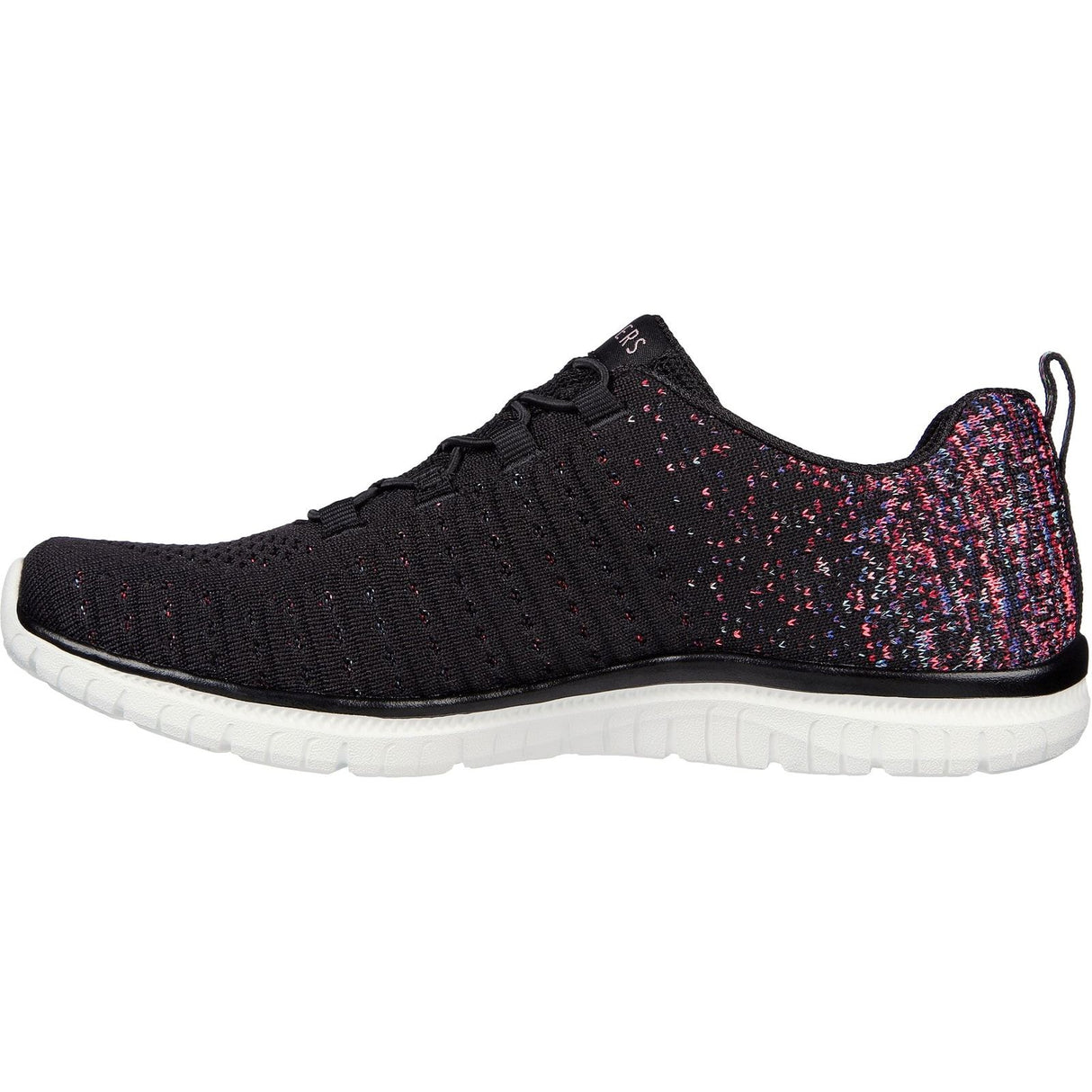 Skechers Womens Virtue Shoes Black/Pink