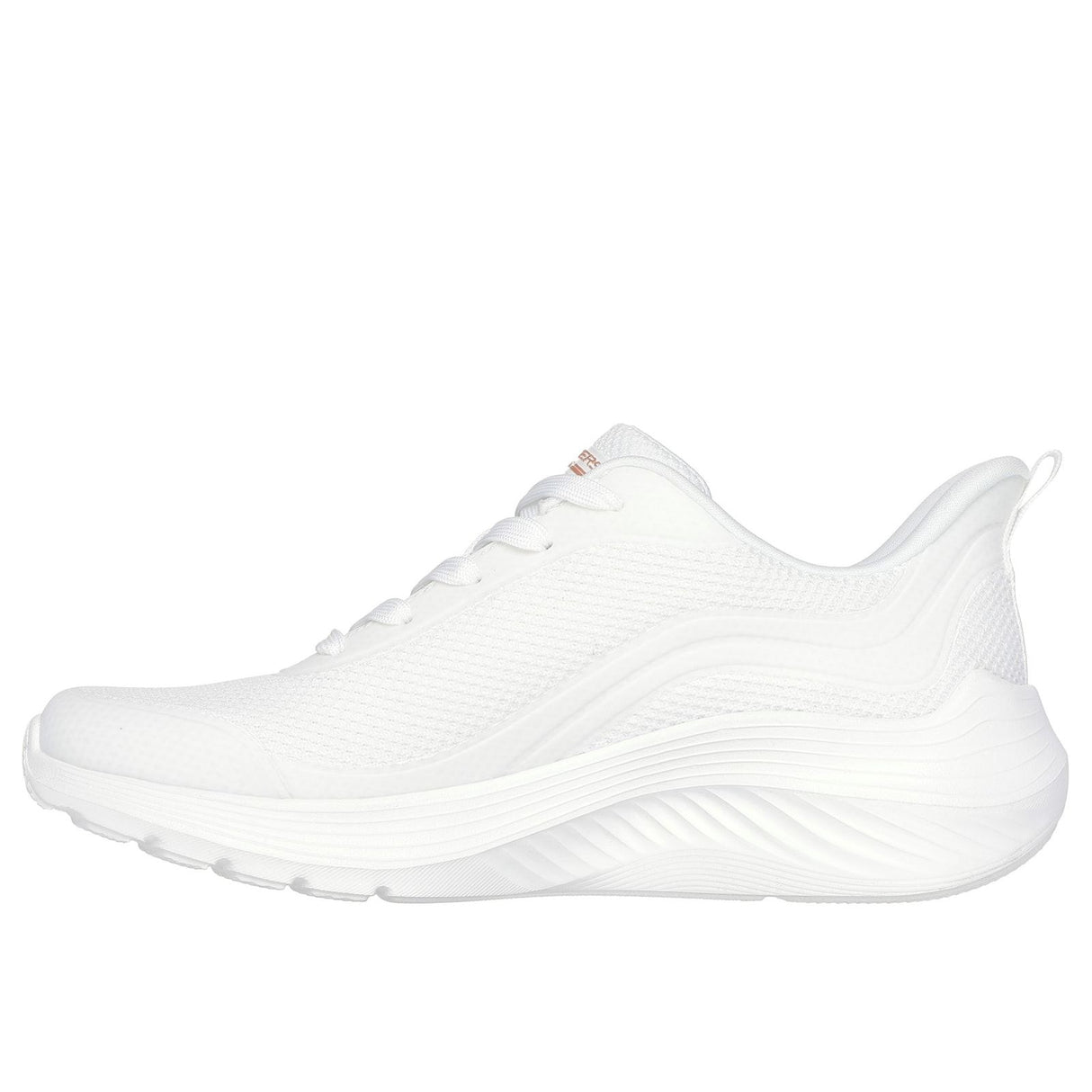 Skechers Womens Bobs Squad Waves Still Wading Trainers White