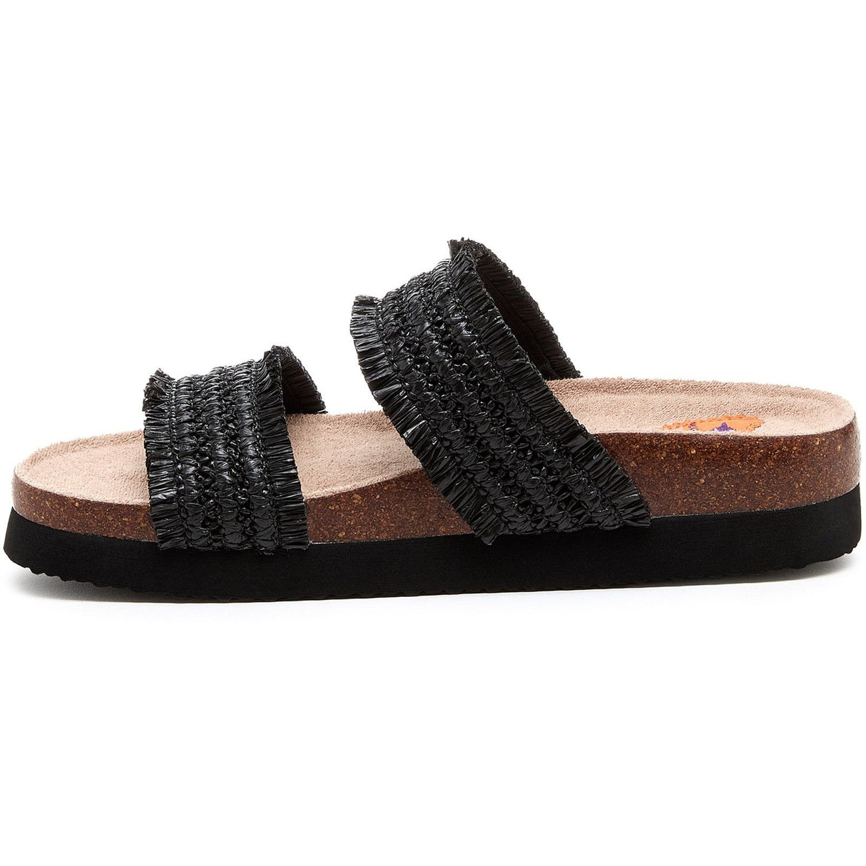Rocket Dog Womens Aruba Raffia Sandal Black