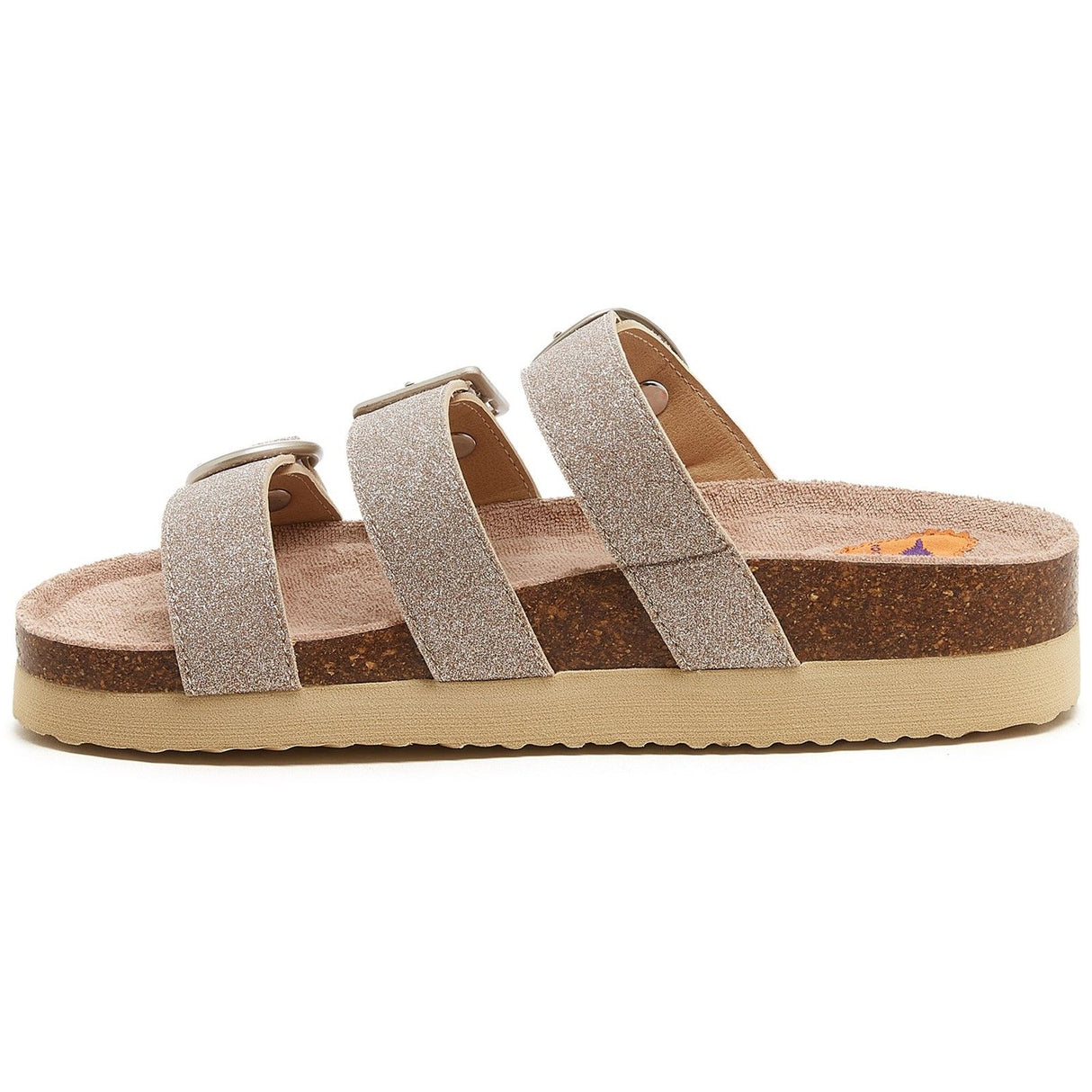 Rocket Dog Womens Astor Glenn Glitter Sandal Gold