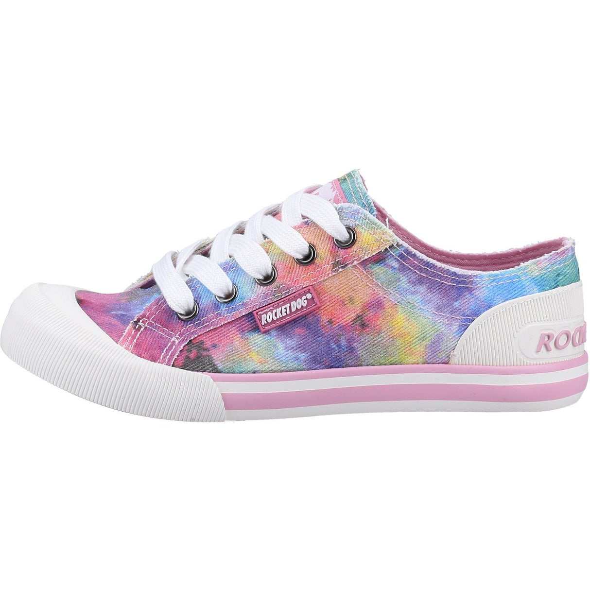 Rocket Dog Womens Rocket Dog Jazzin Candy Tie Dye Sneaker Pink/Multi