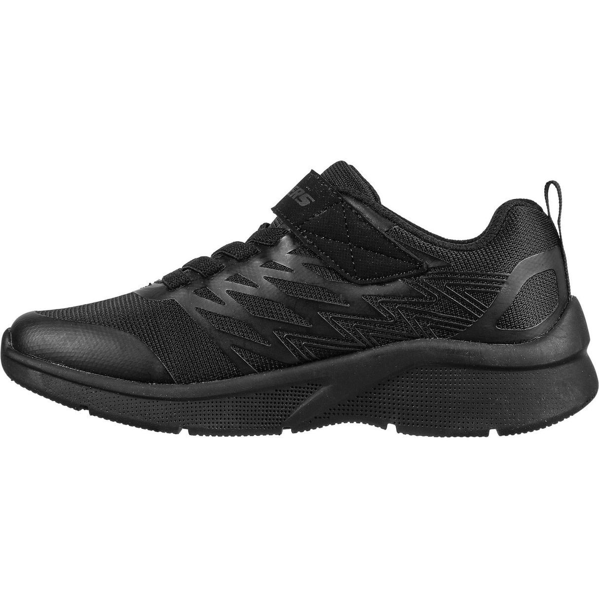Skechers Junior Boys Microspec Texlor Trainers Black