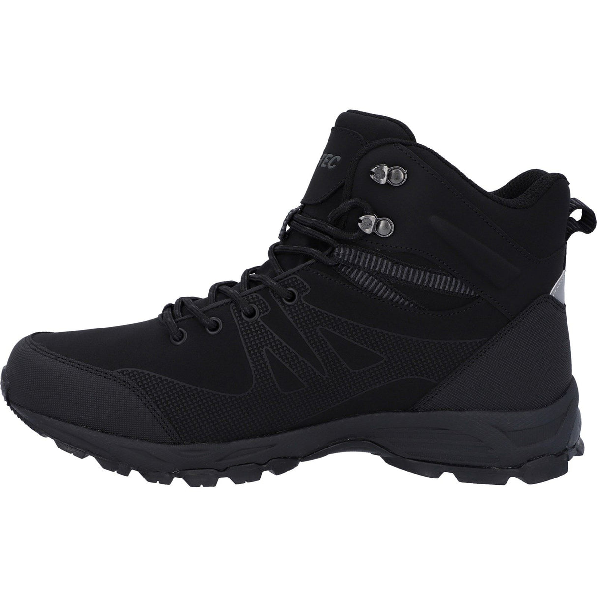 Hi-Tec Mens Jackdaw Mid Waterproof Boot Black/Carbon Grey