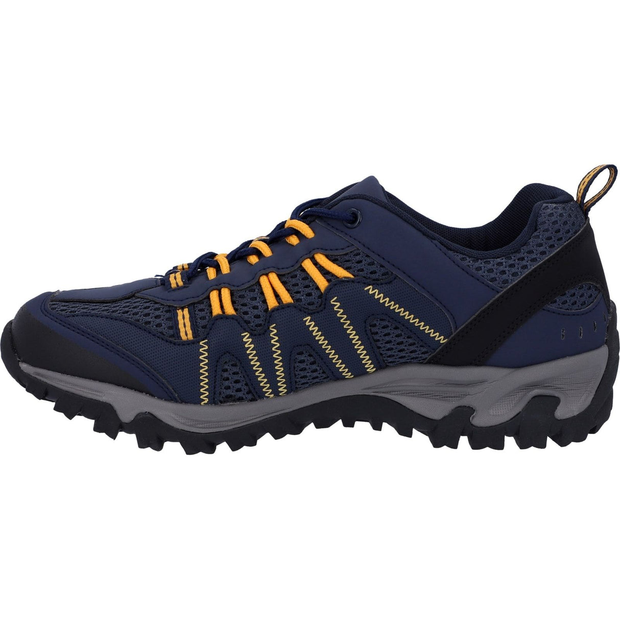 Hi-Tec Mens Jaguar Shoes Navy/Yellow