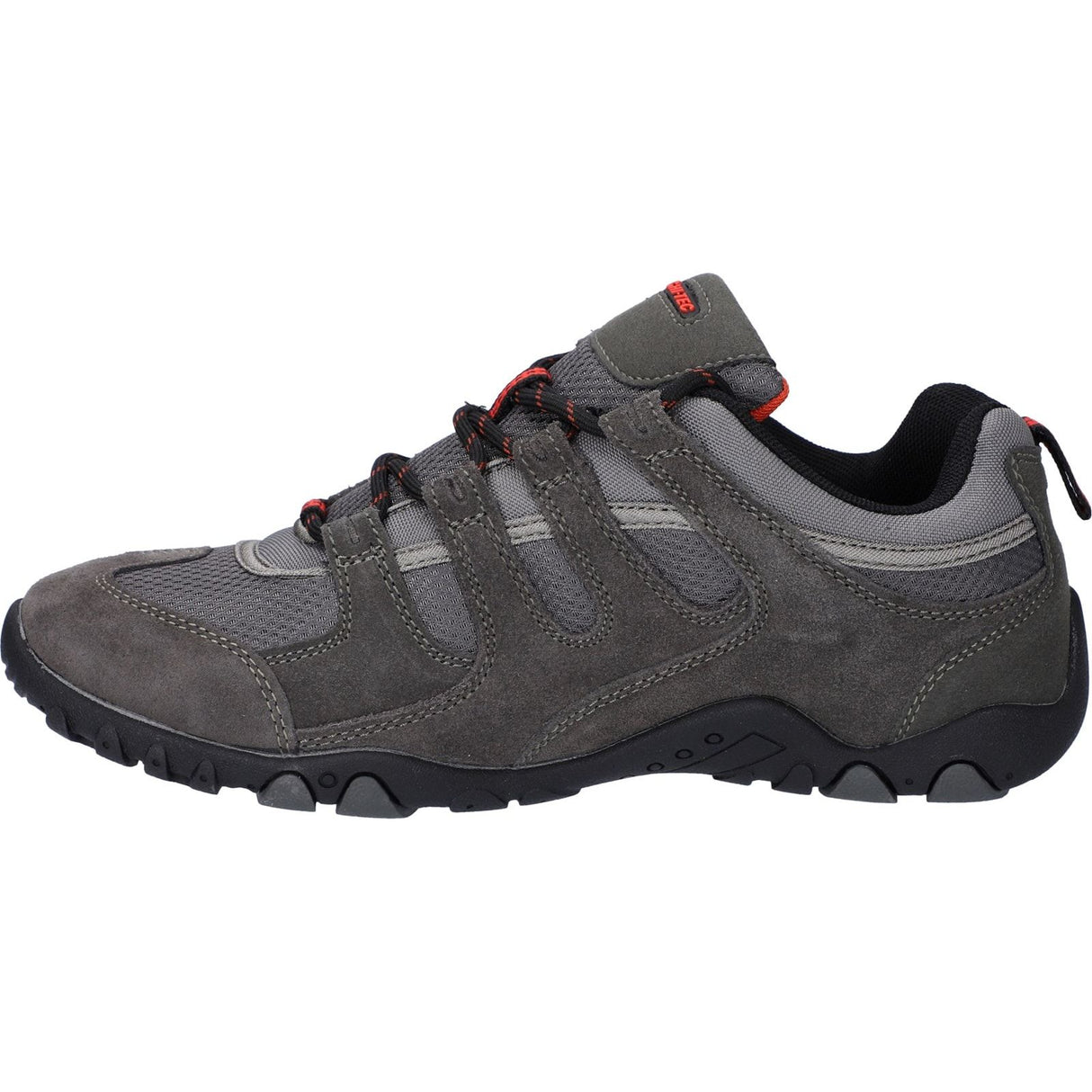 Hi-Tec Mens Quadra II Shoes Charcoal/Zingy Red