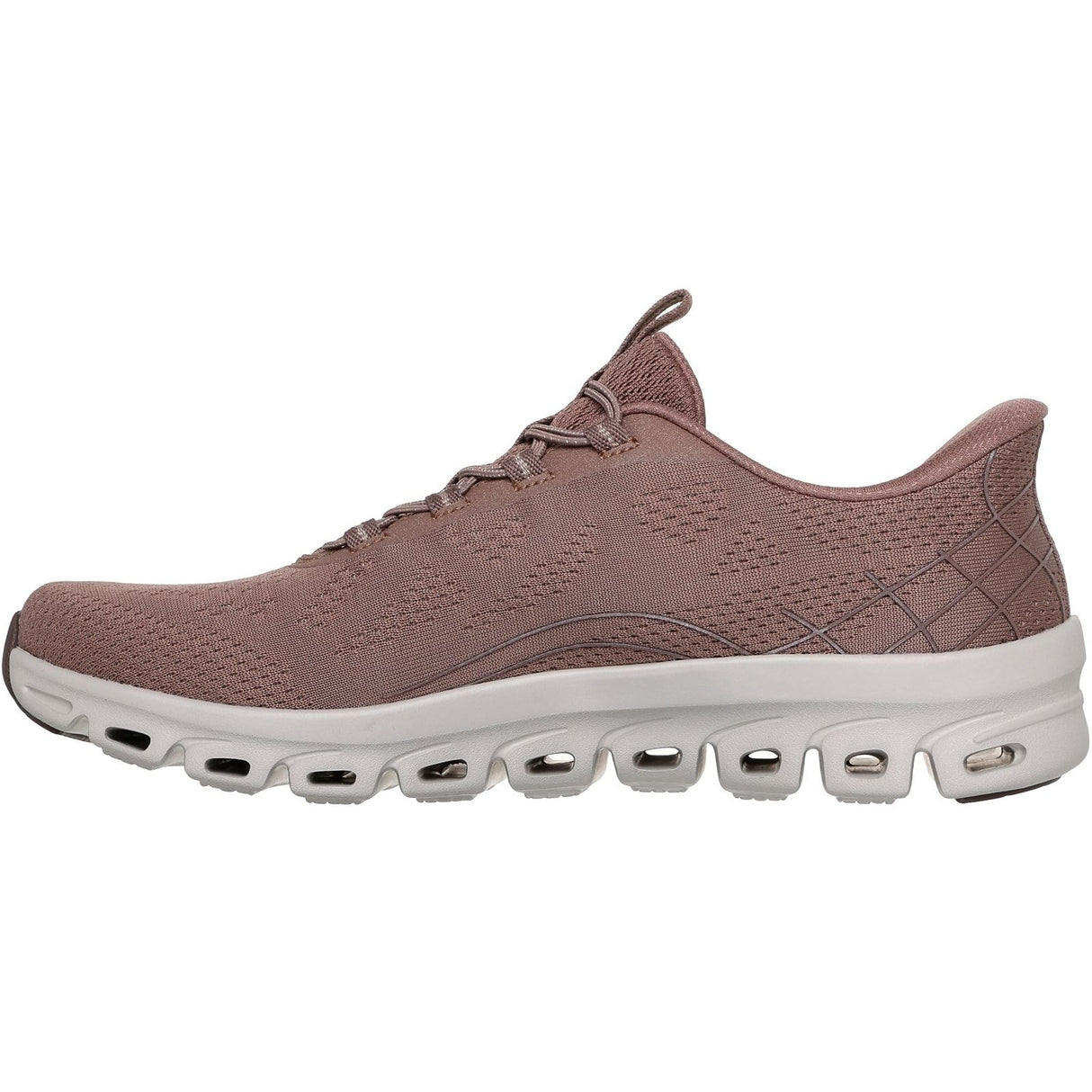 Skechers Womens Glide-Step Elevate Amaze Trainers Brown