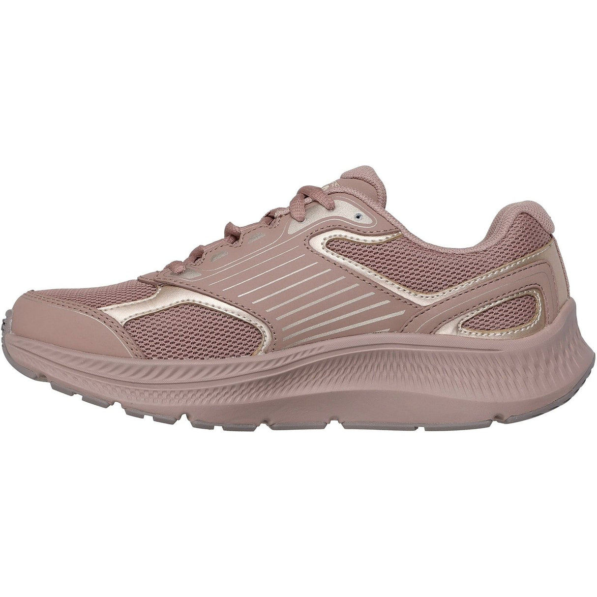 Skechers Womens GO RUN Consistent 2.0 Advantage Trainer Light Brown/Gold