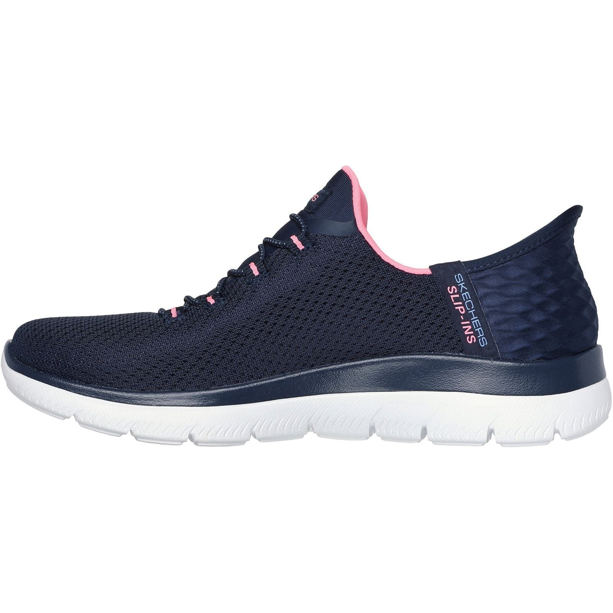 Skechers Womens Summits Diamond Dream Trainer Navy/Pink
