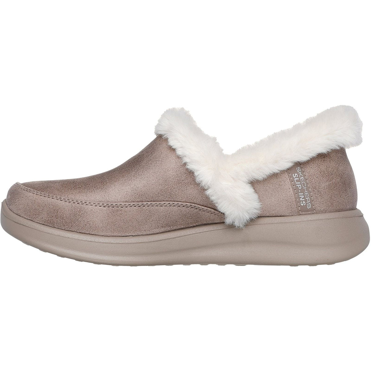 Skechers Womens Cozy Escape Slipper Taupe