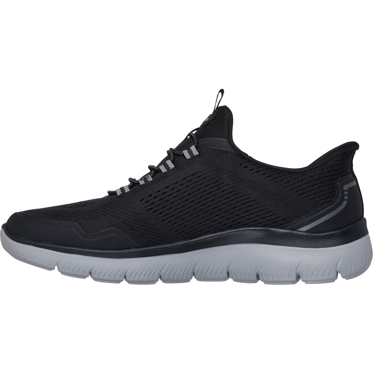 Skechers Mens Summits Top Rate Trainers Black/Charcoal