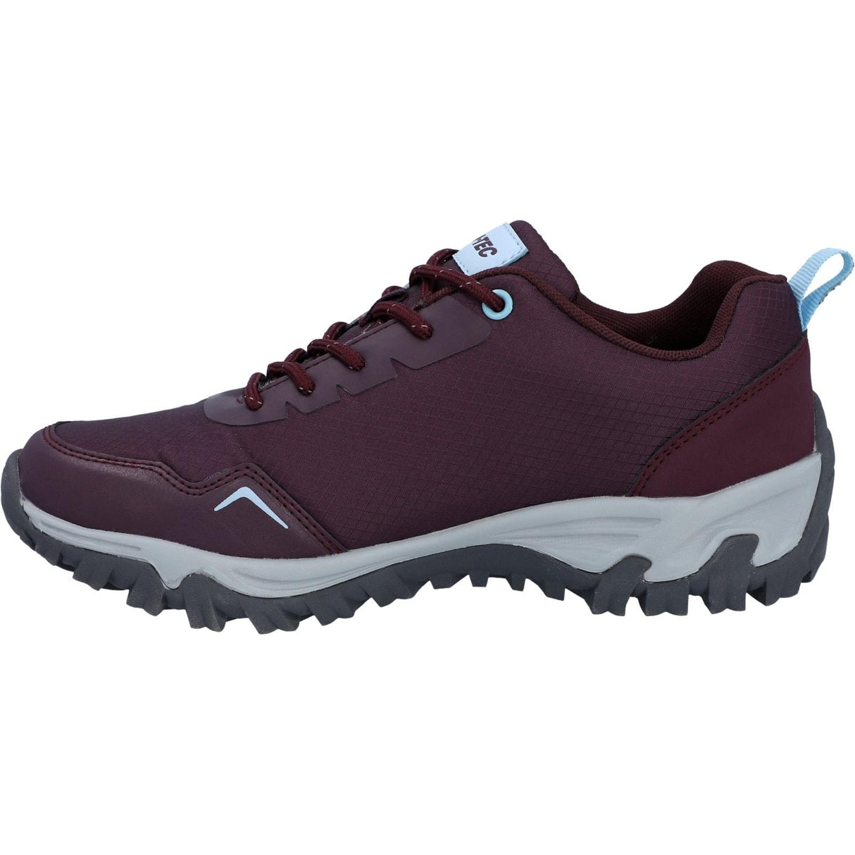 Hi-Tec Womens JAGUAR WOMENS WP Trail Shoe Cherry/Moonstone