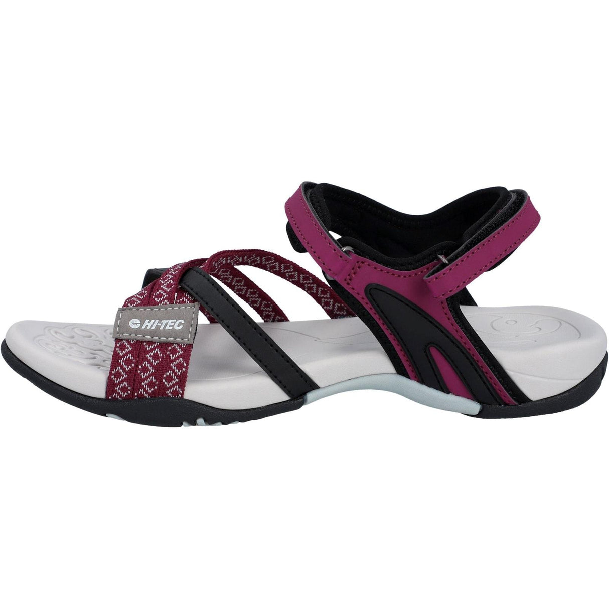 Hi-Tec Womens Savanna II Sandal Cherry Lacquer/Black
