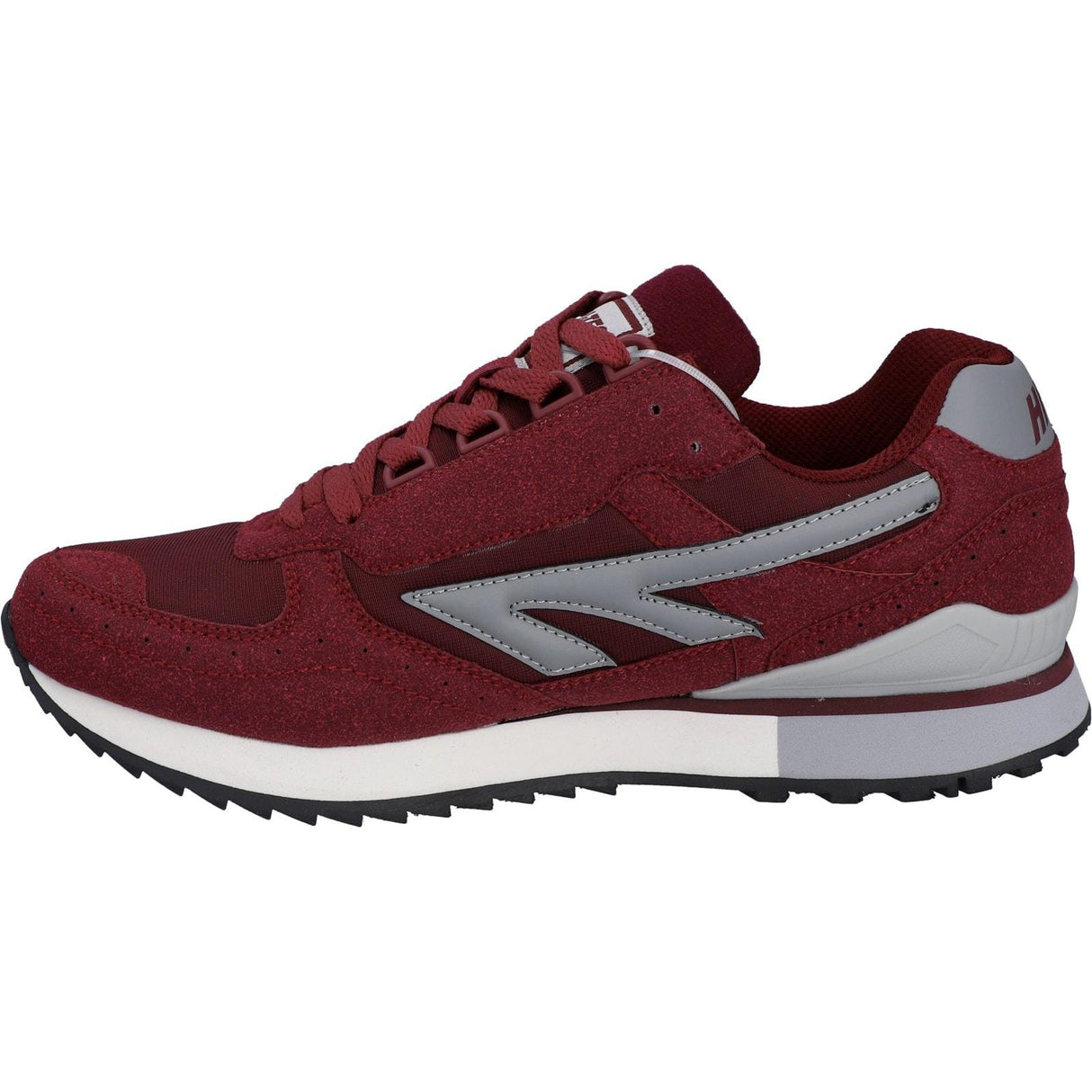 Hi-Tec Mens Silver Shadow Shoes Cherry