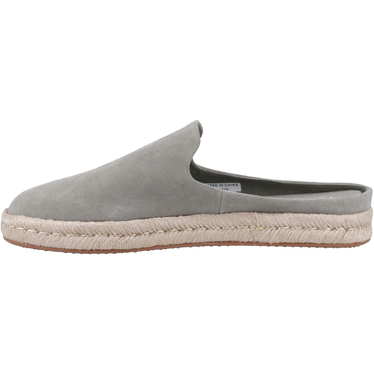 TOMS Mens Santiago Mule Vetiver Grey
