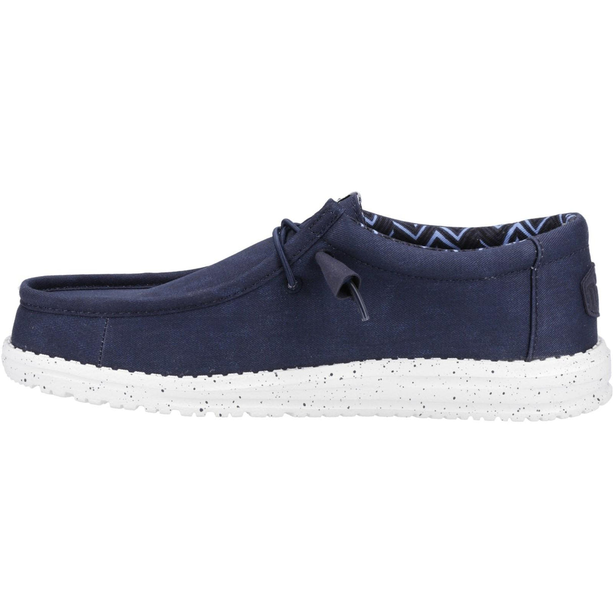 HEYDUDE Mens Wally Canvas Shoe Navy