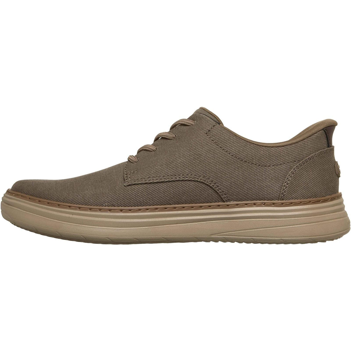 Skechers Mens Hyland Justino Shoe Dark Taupe