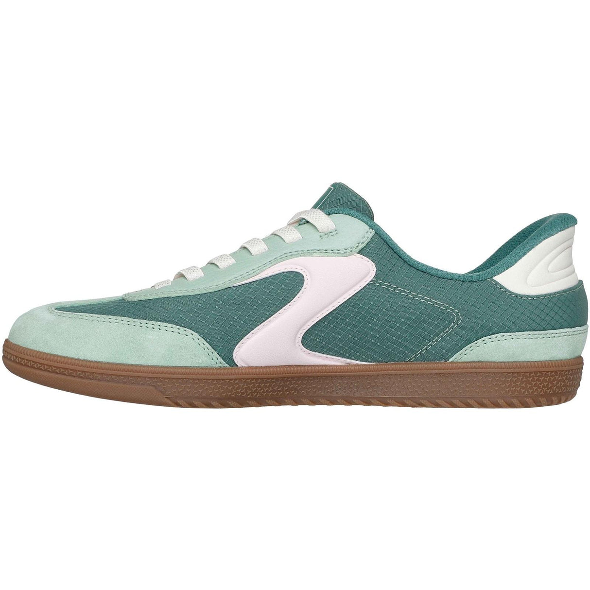 Skechers Womens Hotshot - Everyday Ease Trainers Green/Pink