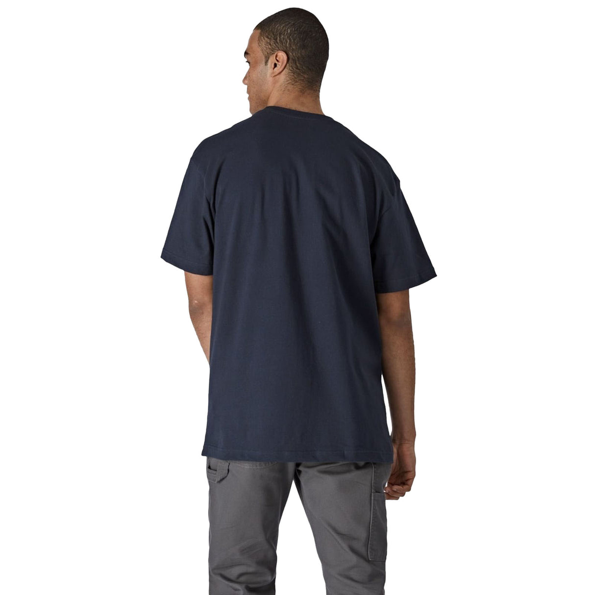 Dickies Mens Short Sleeve Cotton T-Shirt Navy Blue