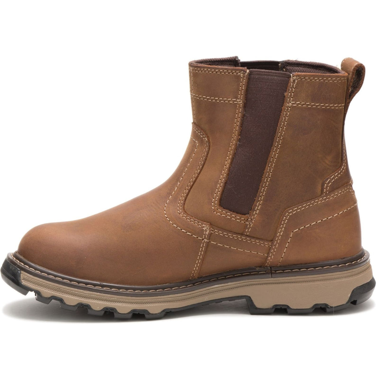 Caterpillar Mens Pelton Safety Boot Dark Beige