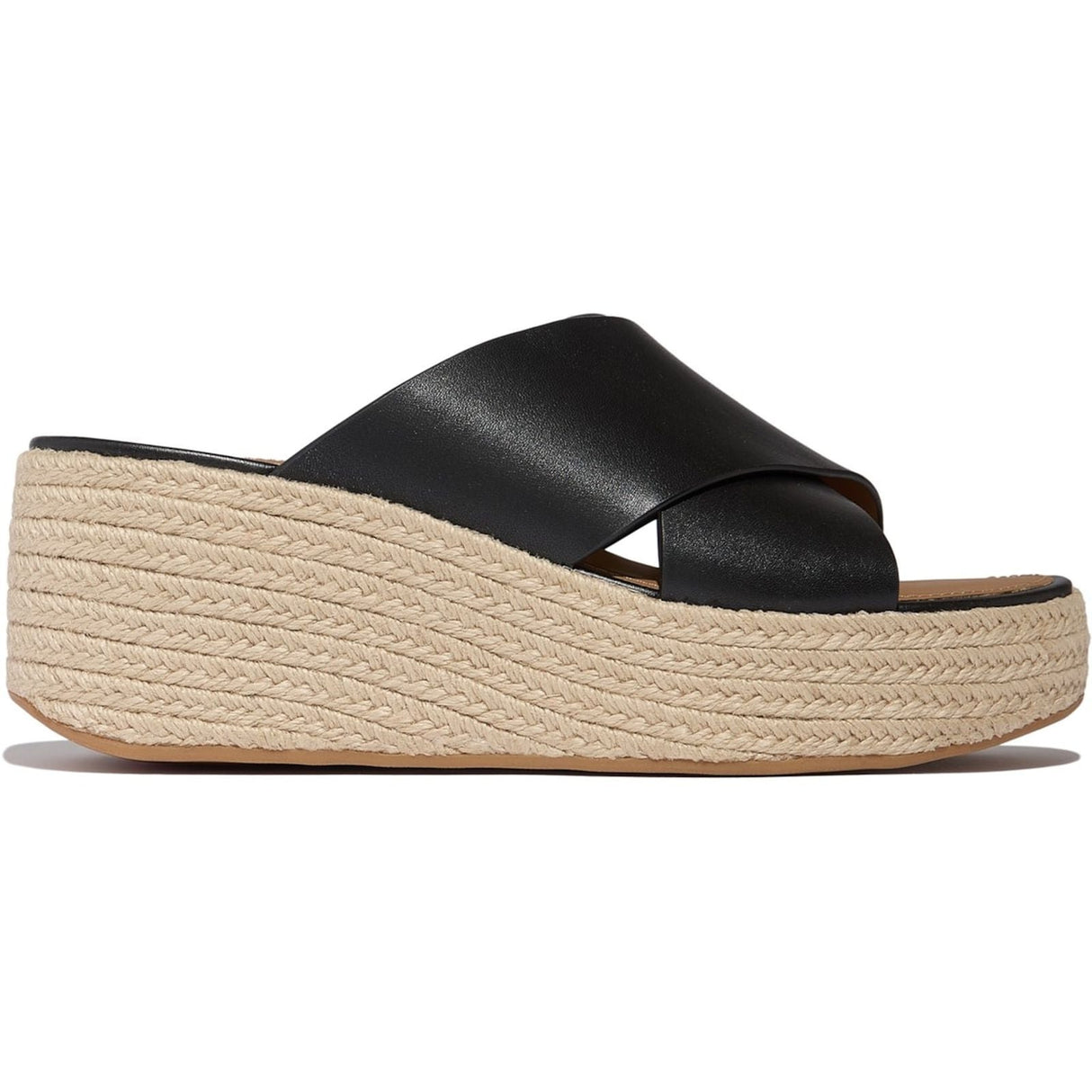Fitflop Womens Platfforms Espadrille Black