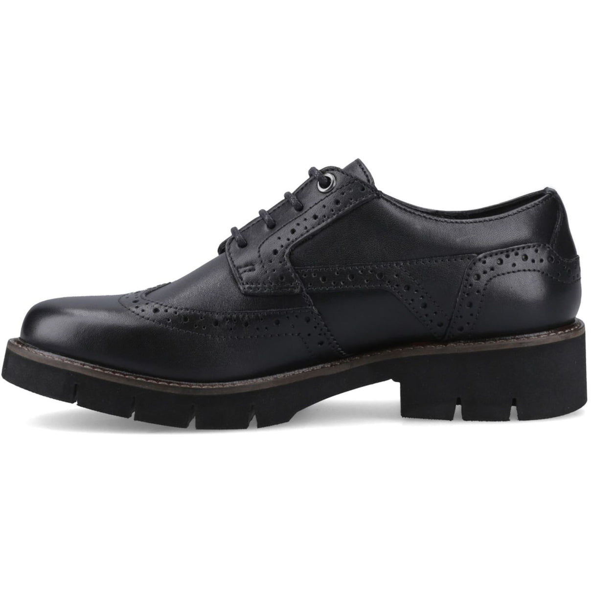 Pod Womens Kacey Brogue Black