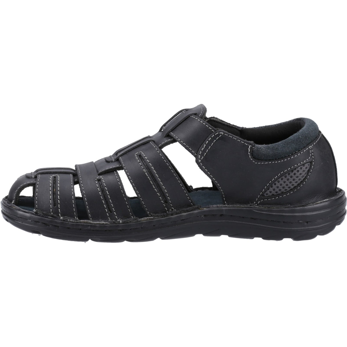 Hush Puppies Mens Albert Fisherman Sandal Black
