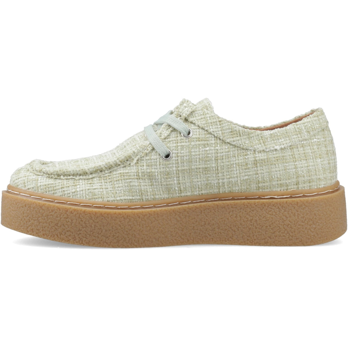Hush Puppies Womens Bridie Textile Mocc Toe Mint