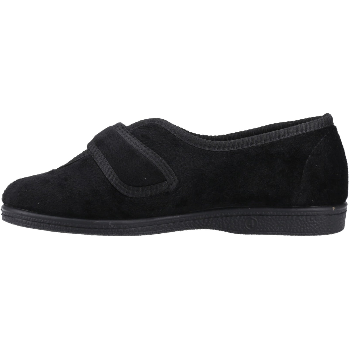 Mirak Womens Andrea Touch Fastening Slipper Black