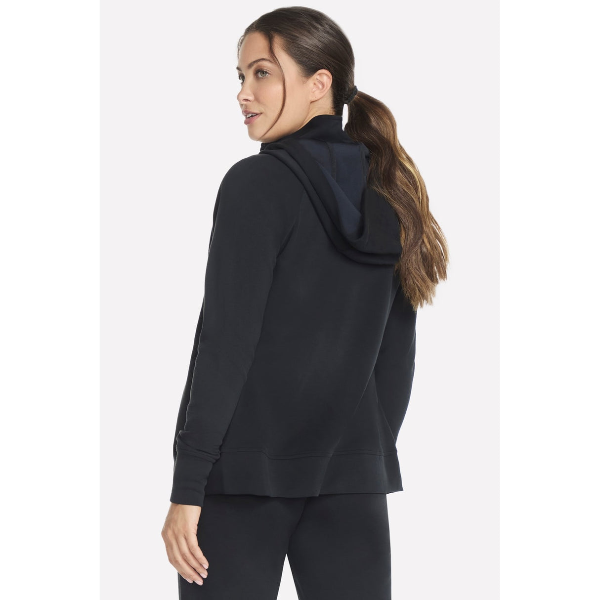 Skechers Womens Skechluxe Elevate Hooded Jacket Black