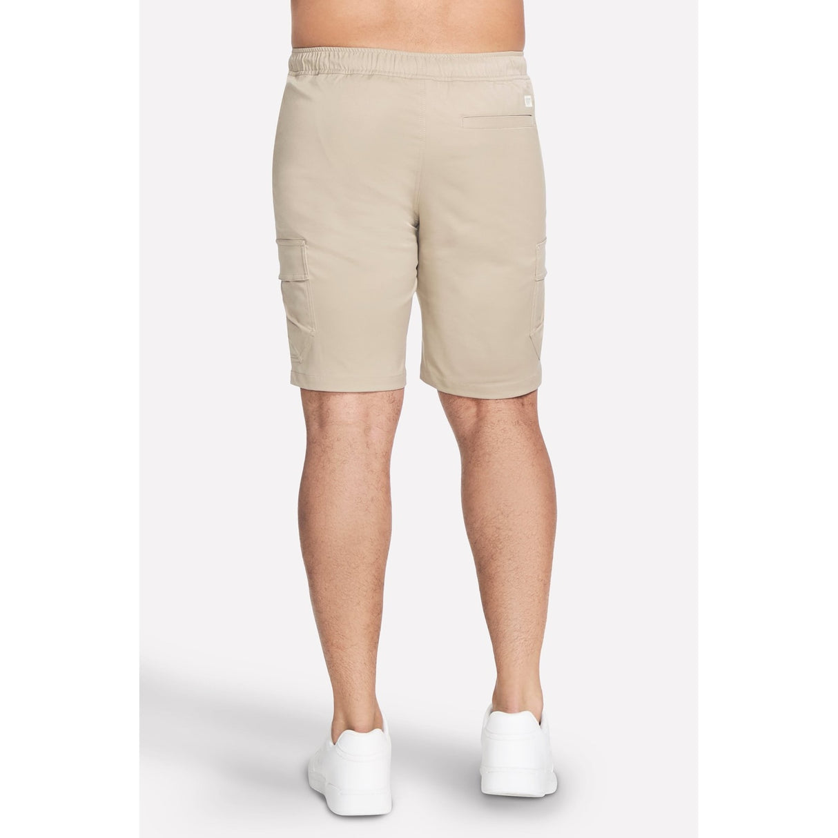 Skechers Mens Downtown Cargo 9 Inch Short Natural/Silver