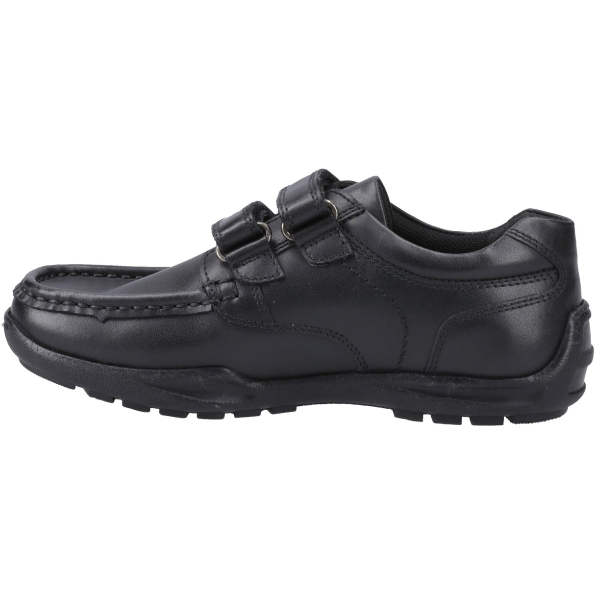 Hush Puppies Mens Maddox Touch Fastening Shoe Black