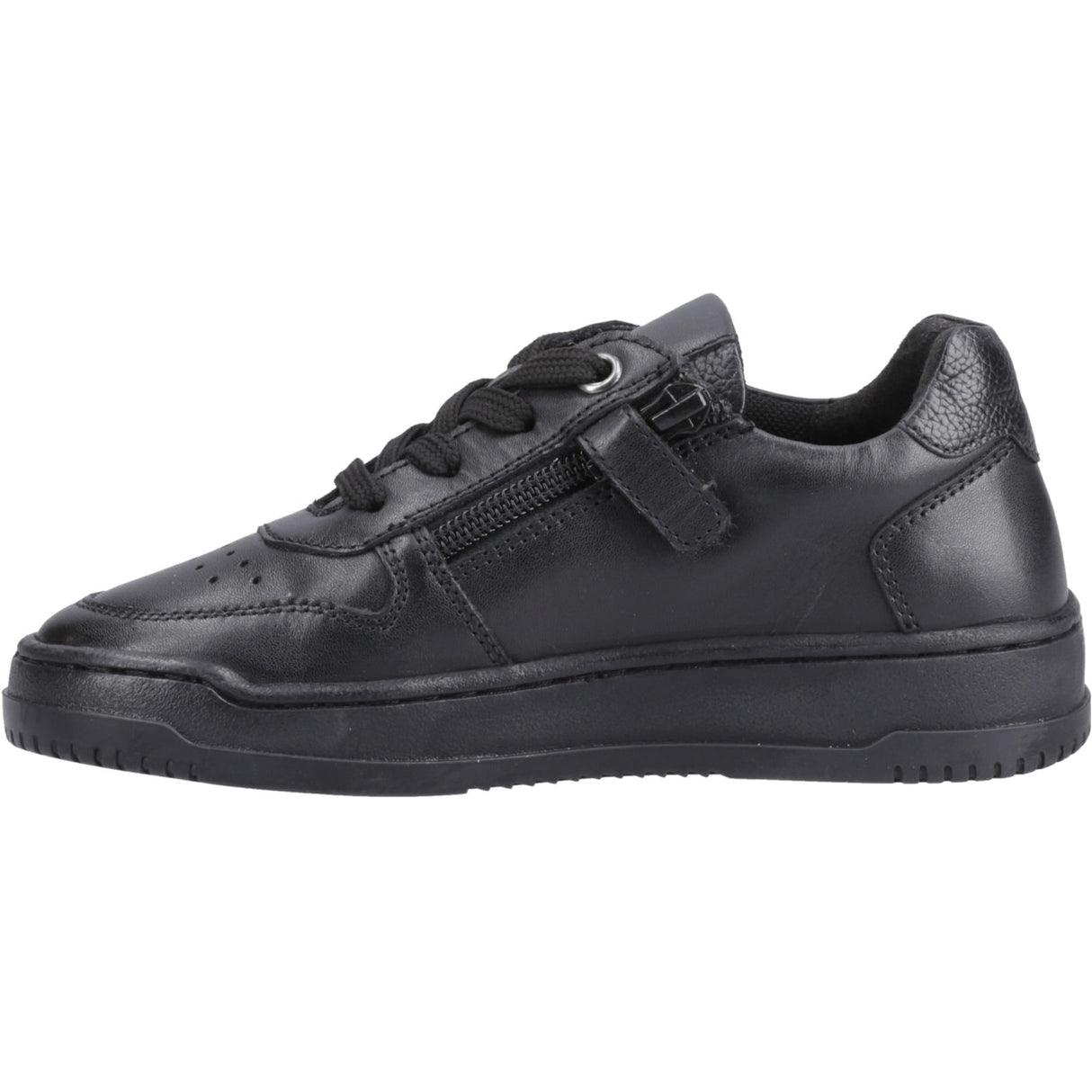 Hush Puppies Junior Boys Dougie Lace Jnr Black