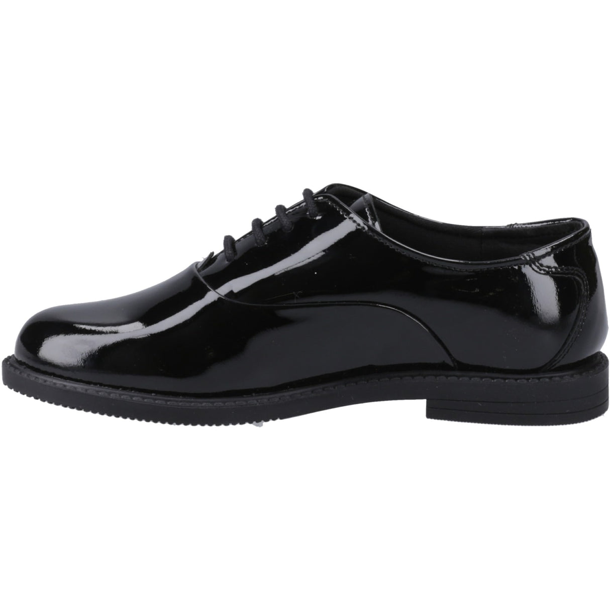 Hush Puppies Junior Girls Nellie Patent Shoe Black