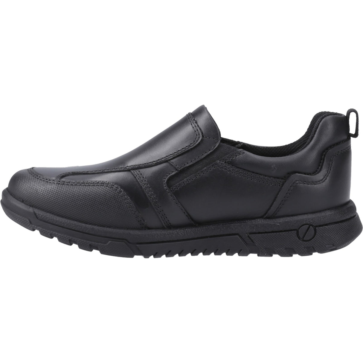 Hush Puppies Boys Sergio Shoe Black