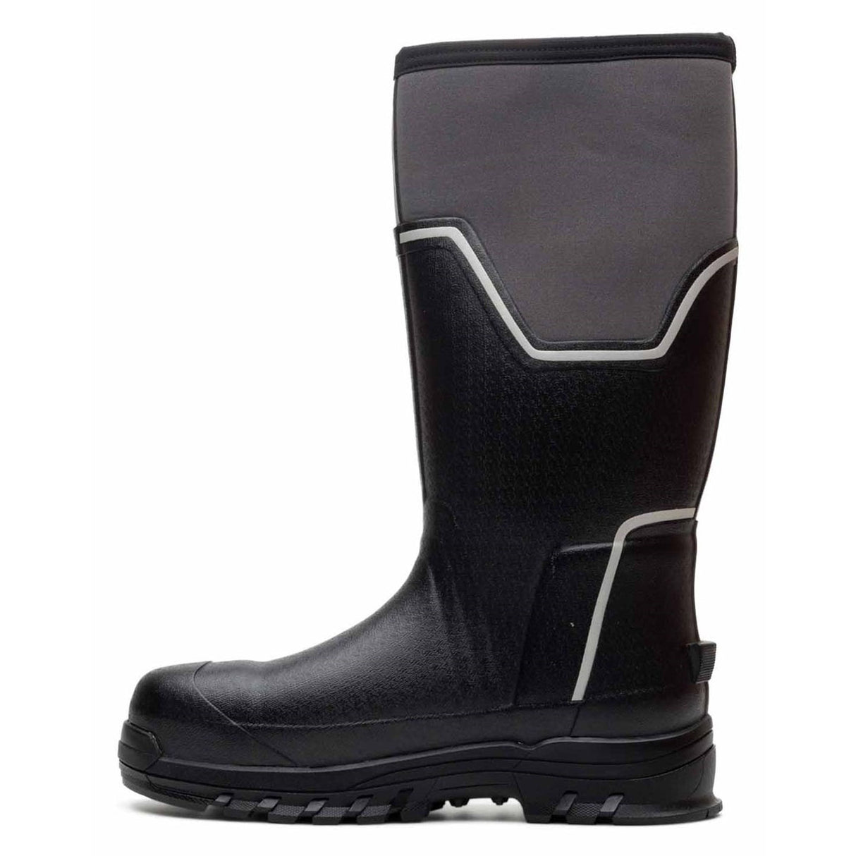 Muck Boots Mens Grit S5 Safety Wellington Black/Grey
