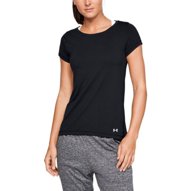 Under HG Armour Wmn SS Tee Black